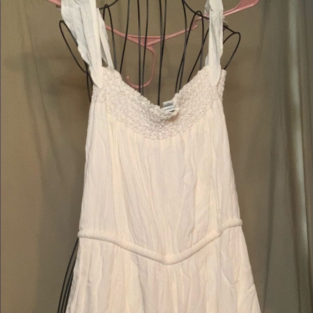 Cream color romper shorts